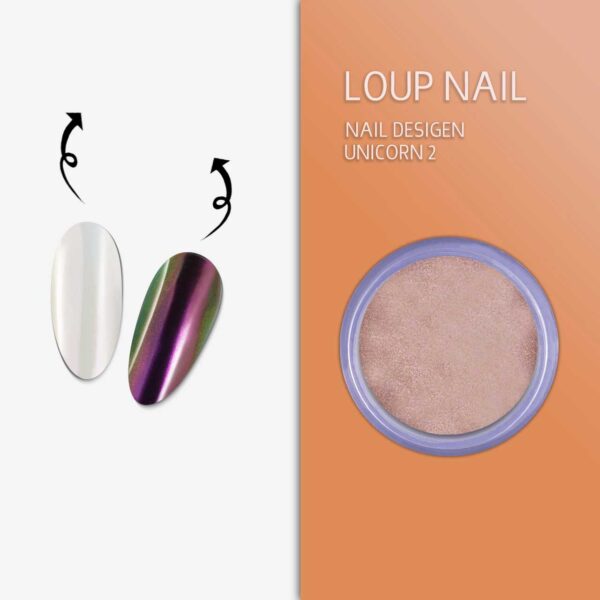 کروم یونیکورن LOUP NAIL