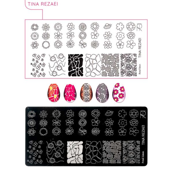 شابلون TR petal lines