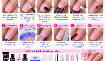 آموزش کاشت ناخن با پلی ژل