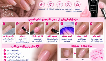 وسایل مورد نیاز برای پلی ژل بدون قالب