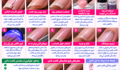 علت شکستن کاشت ناخن